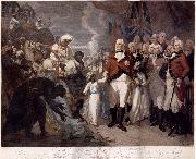 Daniel Orme Lord Cornwallis Receiving the Sons of Tipu Sultan as Hostages France oil painting artist